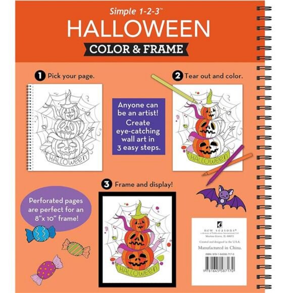 Color & Frame - Halloween (Coloring Book) - Picture 2 of 6